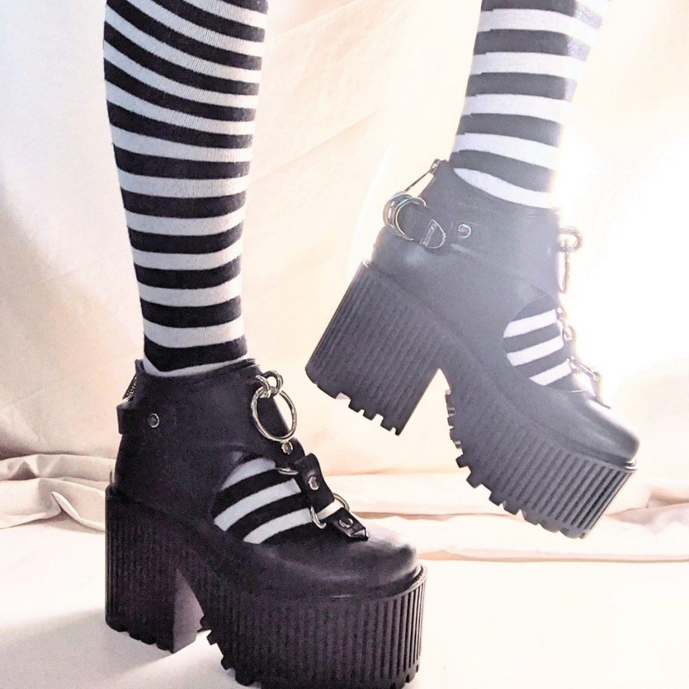 KILLSTAR Sweet Jayne Black Platform Mary Janes